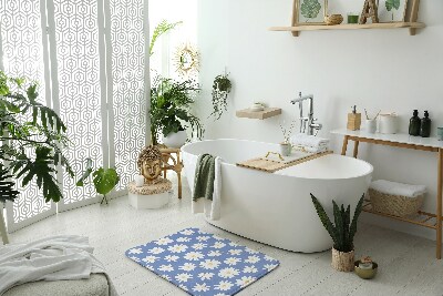 Fürdőszobai szőnyeg Virágos minta