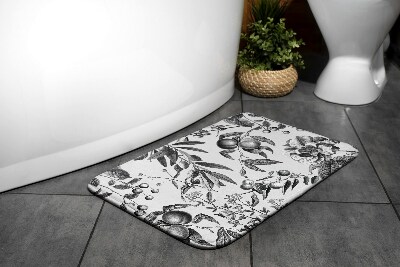 Fürdőszoba szőnyeg Növényi mintázat