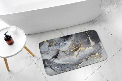 Nedvszívó fürdőszoba szőnyeg Szürke márvány