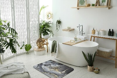 Nedvszívó fürdőszoba szőnyeg Szürke márvány