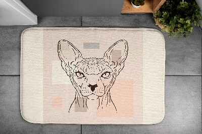 Fürdőszoba szőnyeg Szfinx macska