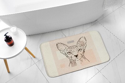 Fürdőszoba szőnyeg Szfinx macska