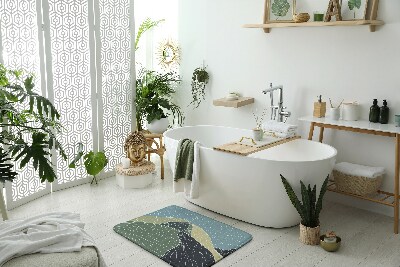 Fürdőszoba szőnyeg Geometriai táj