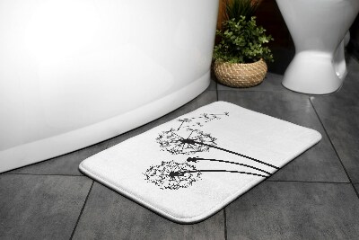 Fürdőszobai szőnyeg Pitypangvirágok