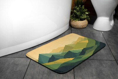 Fürdőszoba szőnyeg Geometriai hegyek