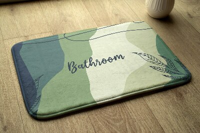 Fürdőszoba szőnyeg Pasztell zöldek