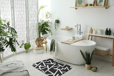 Nedvszívó fürdőszoba szőnyeg Geometriai vonalak
