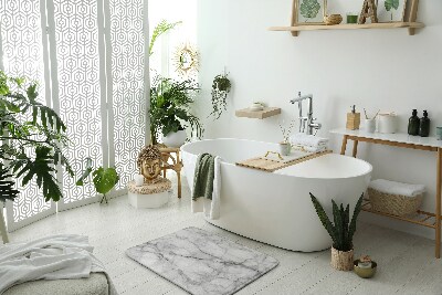 Fürdőszoba szőnyeg Szürke márvány