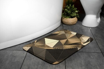Fürdőszobai szőnyeg Aranymintázat