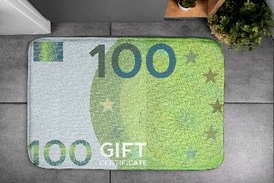 Fürdőszoba szőnyeg Euro banknote money