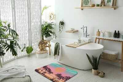 Nedvszívó fürdőszoba szőnyeg Trópusi tengerpart