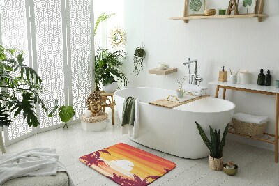 Fürdőszobai szőnyeg Trópusi tengerpart