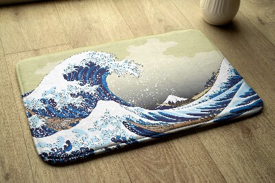 Zuhany kilépő szőnyeg Kanagawa nagy hullám