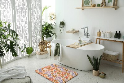 Fürdőszoba szőnyeg Növények absztrakciója