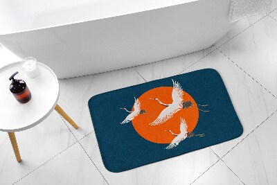 Fürdőszoba szőnyeg Japán daru