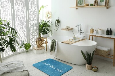Fürdőszoba szőnyeg Vízfelület