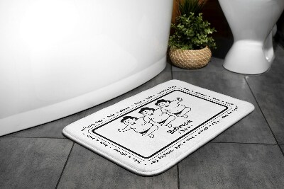 Nedvszívó fürdőszoba szőnyeg Sumo játékosok