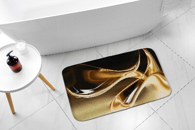 Nedvszívó fürdőszoba szőnyeg Arany absztrakció