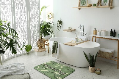 Fürdőszoba szőnyeg Akvarell levelek