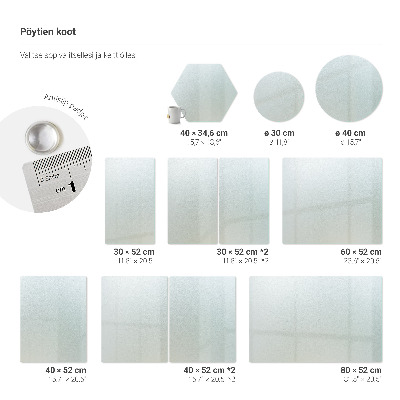 Üveg vágódeszka fényképpel téglalap alakú, félig átlátszó kivitelben