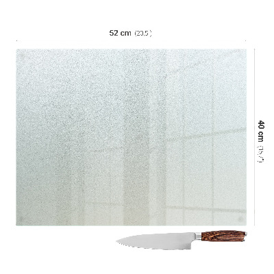 Üveg vágódeszka fényképpel téglalap alakú, félig átlátszó kivitelben