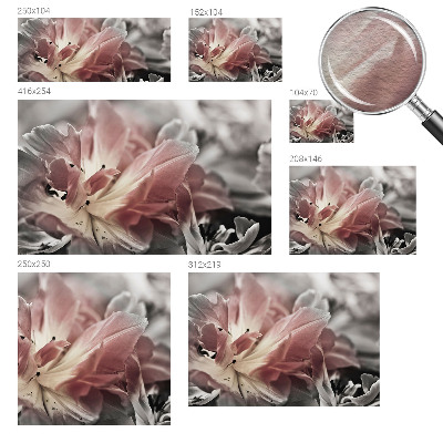 Vlies fotótapéta hálószobába Pasztell virág