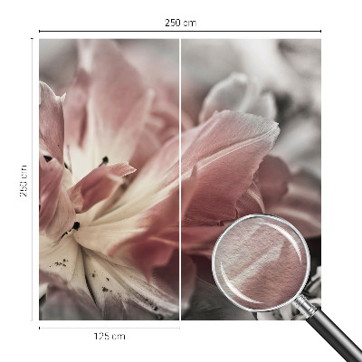 Vlies fotótapéta hálószobába Pasztell virág