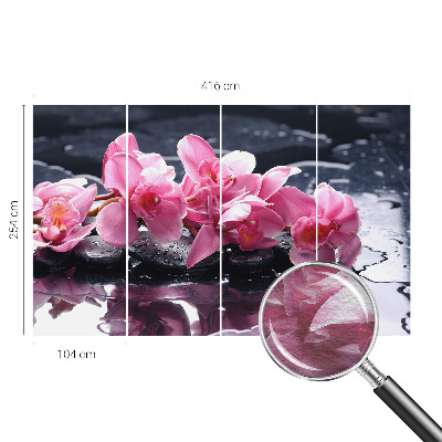 Nyomtatott vlies fotótapéta Virágos elegancia