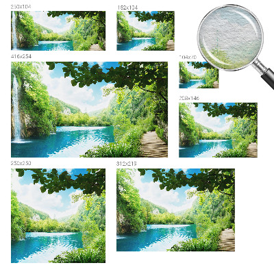 Fotótapéta nappaliba Természetes oázis