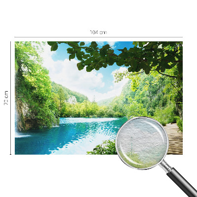 Fotótapéta nappaliba Természetes oázis