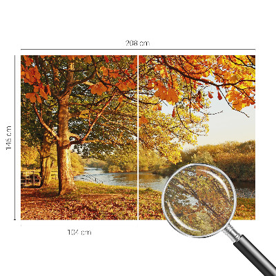 Flíz fotótapéta Tengerparti ősz