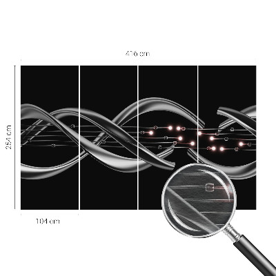 Vlies fotótapéta falra Fonott minta