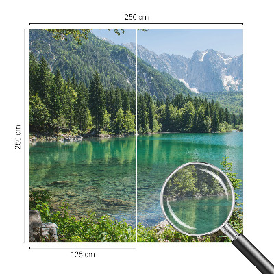 Nyomtatott vlies fotótapéta Zöld tó