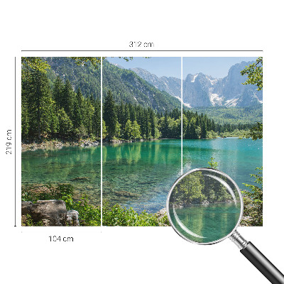 Nyomtatott vlies fotótapéta Zöld tó