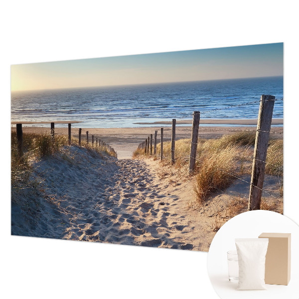 Poszter tapéta Strand ösvény