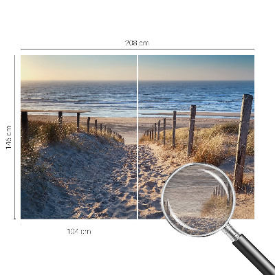 Poszter tapéta Strand ösvény