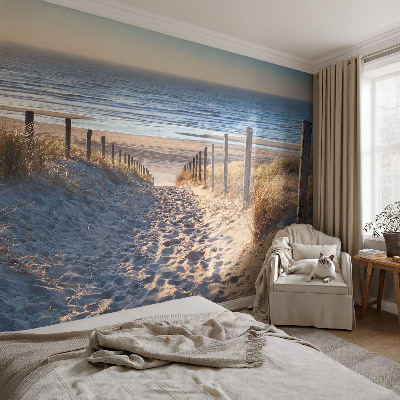 Poszter tapéta Strand ösvény