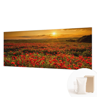 Fotótapéta nappaliba Pipacsmező