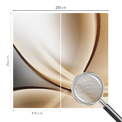 Vlies fotótapéta Lekerekített vonalak