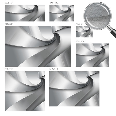 Vlies fotótapéta hálószobába Geometriai spirálok