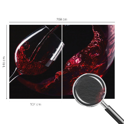 Fotótapéta méretre nappaliba Vörösbor