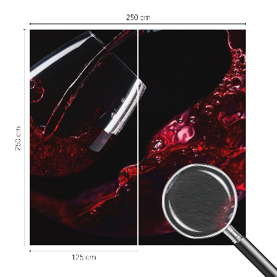 Fotótapéta méretre nappaliba Vörösbor