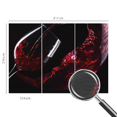 Fotótapéta méretre nappaliba Vörösbor