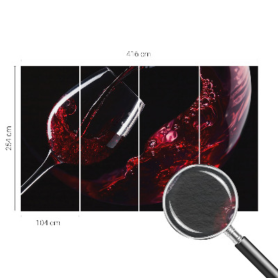 Fotótapéta méretre nappaliba Vörösbor