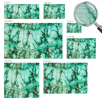 Prémium vlies fotótapéta Zöld minták