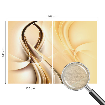 Nyomtatott vlies fotótapéta Hullámos vonalak