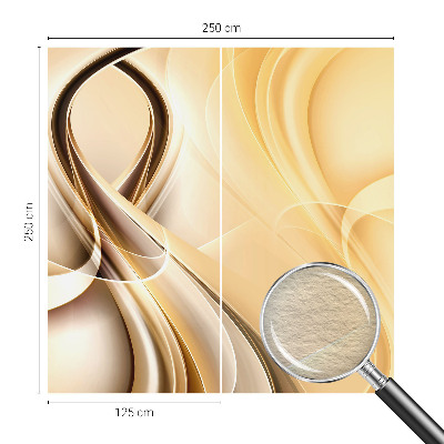 Nyomtatott vlies fotótapéta Hullámos vonalak