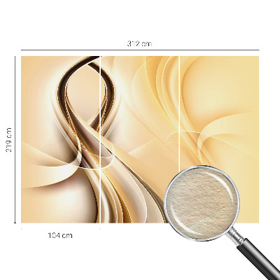 Nyomtatott vlies fotótapéta Hullámos vonalak