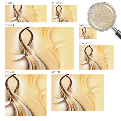 Nyomtatott vlies fotótapéta Hullámos vonalak