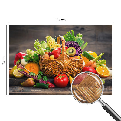 Dekoratív fotótapéta nappaliba Gyümölcsös gazdagság